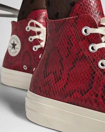 Red Converse Chuck Taylor All Star Lift Women Platform Shoes Singapore | C-98625439