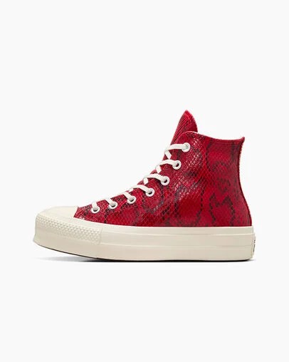 Red Converse Chuck Taylor All Star Lift Women Platform Shoes Singapore | C-98625439
