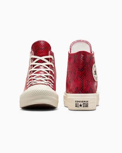 Red Converse Chuck Taylor All Star Lift Women Platform Shoes Singapore | C-98625439