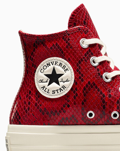 Red Converse Chuck Taylor All Star Lift Women Platform Shoes Singapore | C-98625439