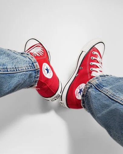 Red Converse Chuck Taylor All Star Women Canvas Shoes Singapore | C-52169049