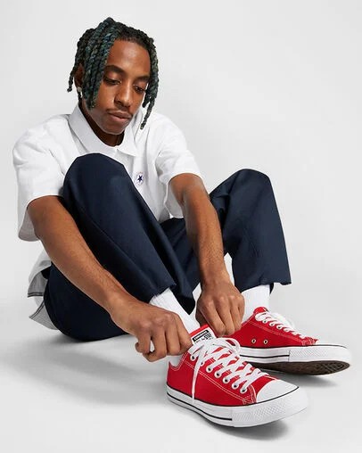 Red Converse Chuck Taylor All Star Women Canvas Shoes Singapore | C-79452819
