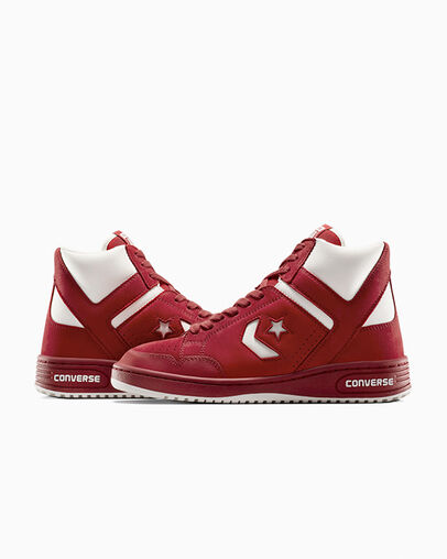 Red Converse Weapon Luxe Men Basketball Shoes Singapore | C-06743519