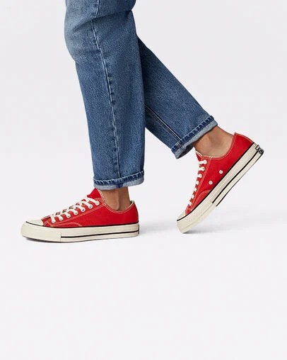 Red / Black Converse Chuck 70 Men Canvas Shoes Singapore | C-97502689