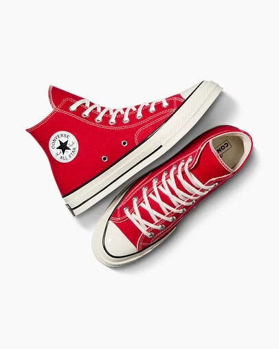 Red / Black Converse Chuck 70 Men Canvas Shoes Singapore | C-41283579