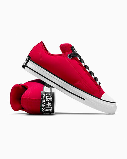 Red / White / Black Converse Chuck Taylor Puff Women Tennis Shoes Singapore | C-68157239