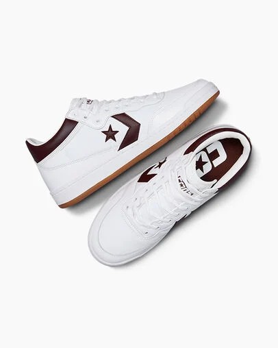 White Converse CONS Fastbreak Pro Leather & Nylon Women Boots Singapore | C-98437129