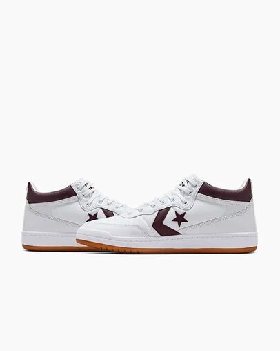 White Converse CONS Fastbreak Pro Leather & Nylon Women Boots Singapore | C-98437129