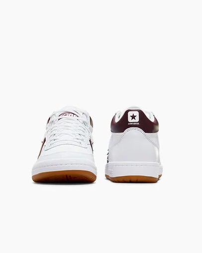 White Converse CONS Fastbreak Pro Leather & Nylon Women Boots Singapore | C-98437129