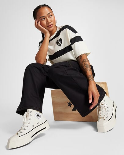 White Converse Chuck 70 De Luxe Squared Men Sneakers Singapore | C-37526909