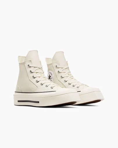 White Converse Chuck 70 De Luxe Squared Men Sneakers Singapore | C-37526909