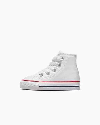 White Converse Chuck Taylor All Star Classic Kids' Sneakers Singapore | C-20846139