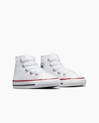 White Converse Chuck Taylor All Star Classic Kids' Sneakers Singapore | C-20846139