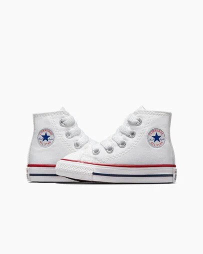 White Converse Chuck Taylor All Star Classic Kids' Sneakers Singapore | C-20846139