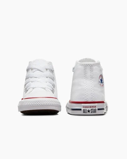 White Converse Chuck Taylor All Star Classic Kids' Sneakers Singapore | C-20846139