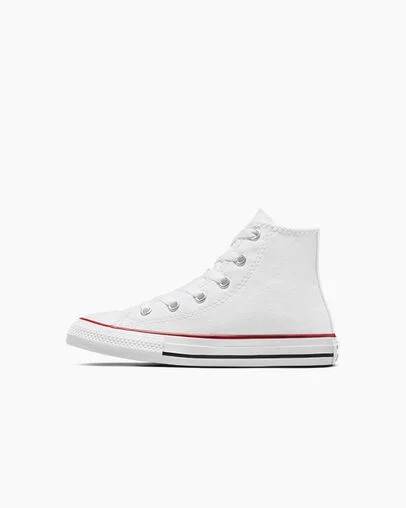 White Converse Chuck Taylor All Star Classic Kids' Sneakers Singapore | C-10849379