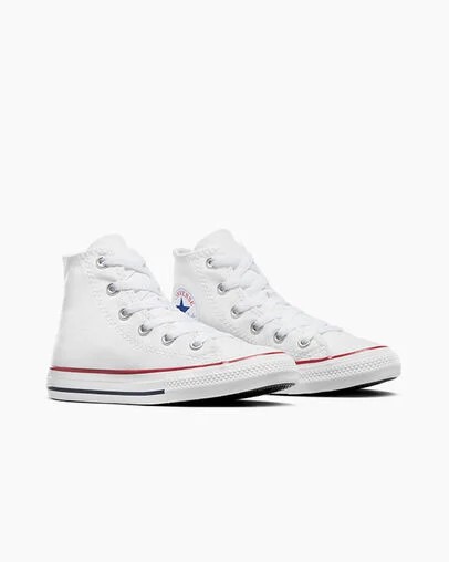 White Converse Chuck Taylor All Star Classic Kids' Sneakers Singapore | C-10849379