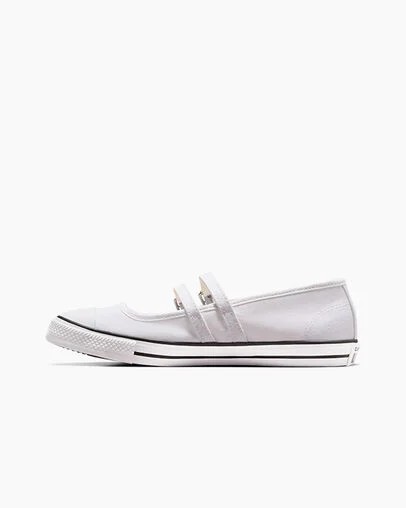 White Converse Chuck Taylor All Star Dainty Women Mary Jane Singapore | C-95614729