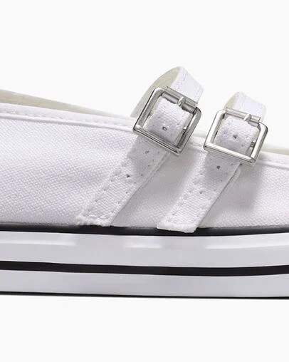 White Converse Chuck Taylor All Star Dainty Women Mary Jane Singapore | C-95614729