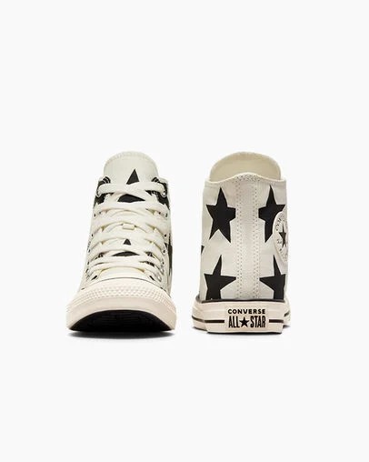 White Converse Chuck Taylor All Star Large Stars Women Sneakers Singapore | C-12367589