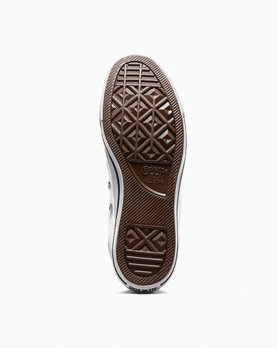 White Converse Chuck Taylor All Star Leather Men Sneakers Singapore | C-92375189