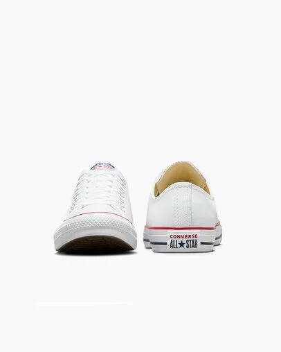 White Converse Chuck Taylor All Star Leather Men Tennis Shoes Singapore | C-62541099