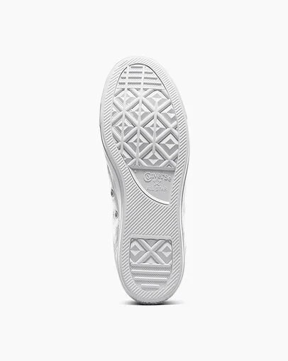 White Converse Chuck Taylor All Star Leather Women Sneakers Singapore | C-02148569