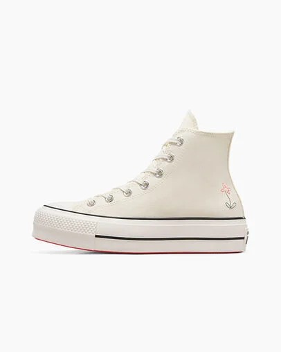 White Converse Chuck Taylor All Star Lift Women Platform Shoes Singapore | C-48716059