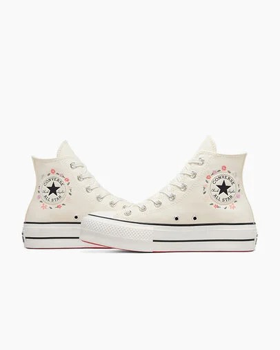 White Converse Chuck Taylor All Star Lift Women Platform Shoes Singapore | C-48716059