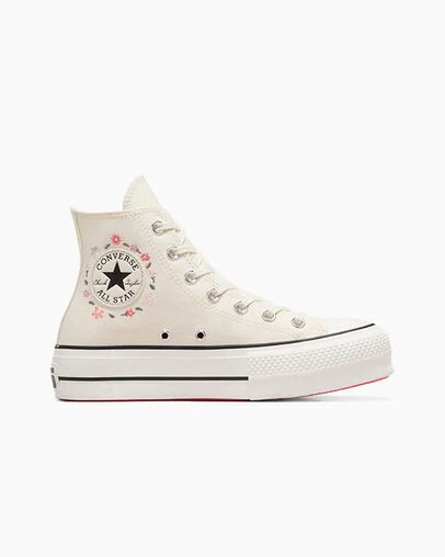 White Converse Chuck Taylor All Star Lift Women Platform Shoes Singapore | C-48716059
