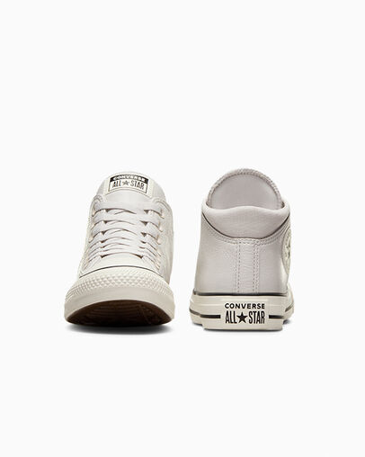 White Converse Chuck Taylor All Star Madison Leather Women Sneakers Singapore | C-63279549