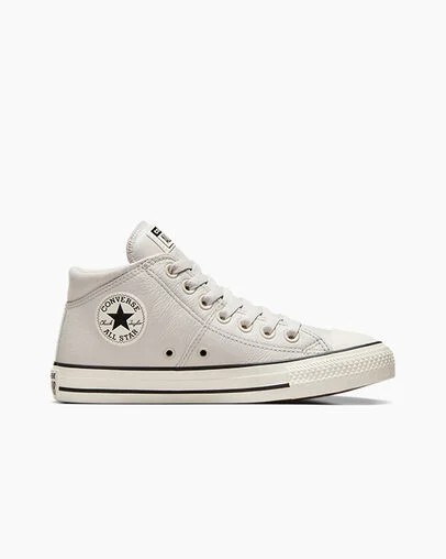 White Converse Chuck Taylor All Star Madison Leather Women Sneakers Singapore | C-63279549