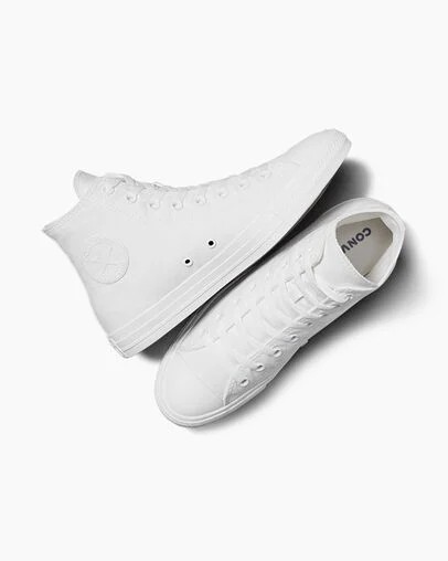 White Converse Chuck Taylor All Star Men Canvas Shoes Singapore | C-58239719