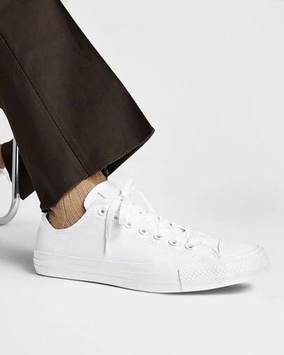 White Converse Chuck Taylor All Star Men Canvas Shoes Singapore | C-04825619
