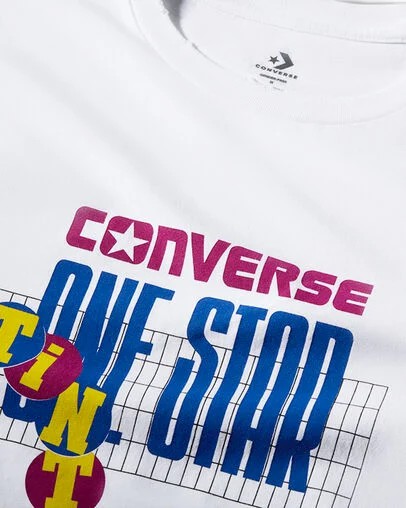 White Converse Converse x thisisneverthat Vintage Men T Shirts Singapore | C-59648219