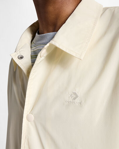 White Converse Go-To Andover Coach's Women Jacket Singapore | C-09247659