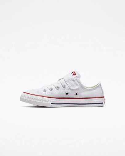 White / Beige Converse Chuck Taylor All Star 1V Kids' Sneakers Singapore | C-87023969