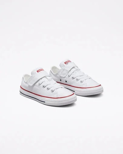 White / Beige Converse Chuck Taylor All Star 1V Kids' Sneakers Singapore | C-87023969
