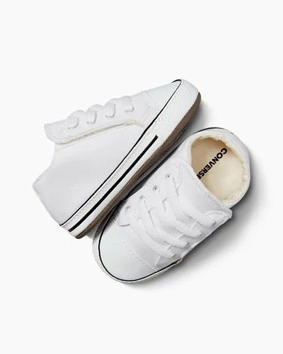 White / Beige White Converse Chuck Taylor All Star Cribster Kids' Canvas Shoes Singapore | C-20345769