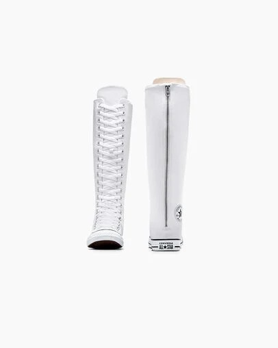 White / Beige White / Black Converse Chuck Taylor All Star XXHi Women Sneakers Singapore | C-60782319
