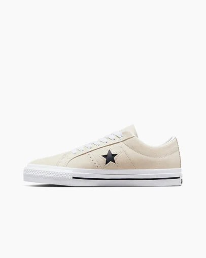 White / Black Converse CONS One Star Pro Suede Women Skate Shoes Singapore | C-39164289