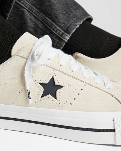 White / Black Converse CONS One Star Pro Suede Women Skate Shoes Singapore | C-39164289