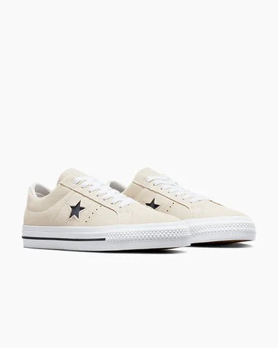 White / Black Converse CONS One Star Pro Suede Women Skate Shoes Singapore | C-39164289