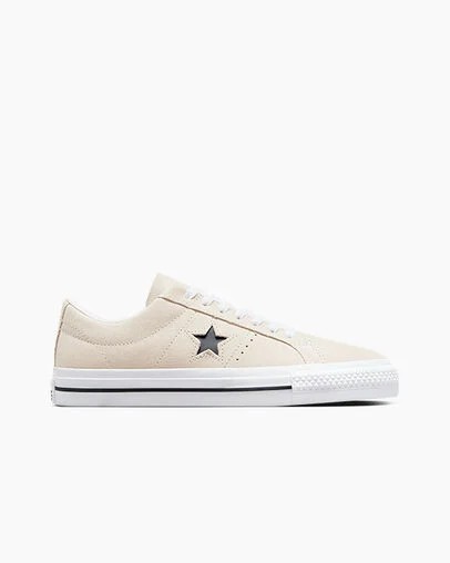 White / Black Converse CONS One Star Pro Suede Women Skate Shoes Singapore | C-39164289