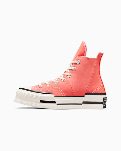 White / Black Converse Chuck 70 Plus Women Sneakers Singapore | C-23961479