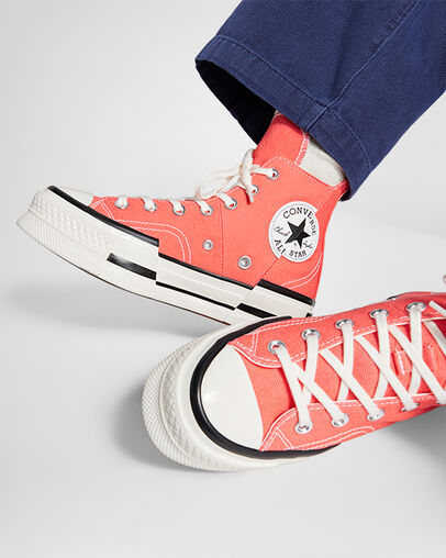White / Black Converse Chuck 70 Plus Women Sneakers Singapore | C-23961479