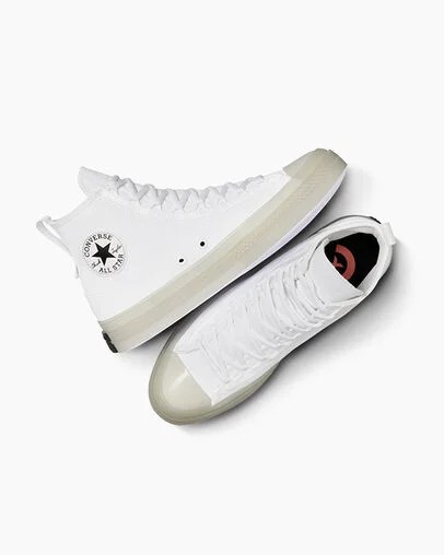White / Black Converse Chuck Taylor All Star CX EXP2 Men Sneakers Singapore | C-16379089