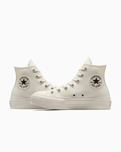 White / Black Converse Chuck Taylor All Star Lift Women Platform Shoes Singapore | C-98715049