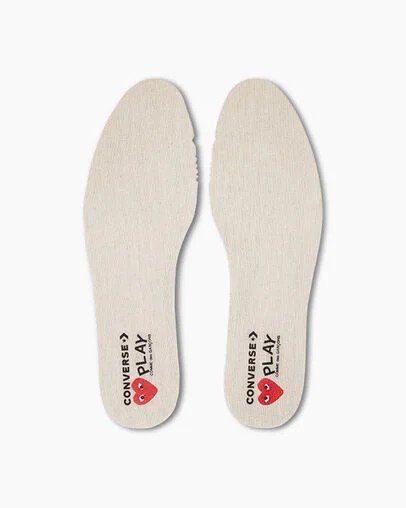 White / Black Converse Converse x PLAY Comme des Garçons Chuck 70 Multi Heart Women Sneakers Singapore | C-02469719