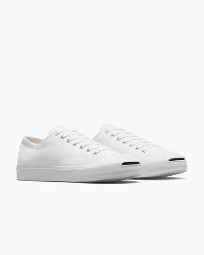 White / Black Converse Jack Purcell Women Canvas Shoes Singapore | C-60142959